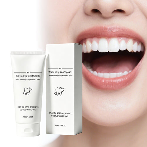 PAP whitening toothpaste with nano-hydroxyapatite