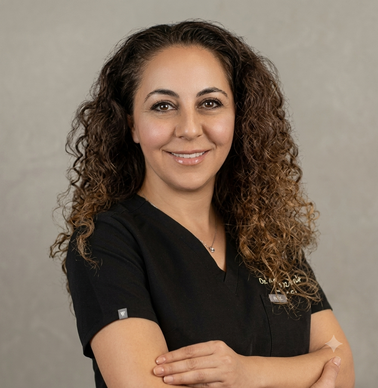 Dr. Arezoo Nasiry, dentist and founder of Nimelle
